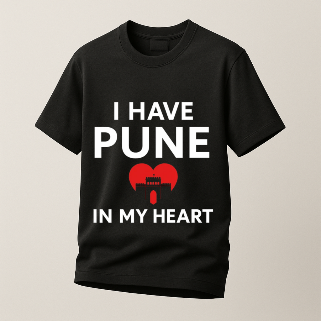 Pune in my Heart T shirt