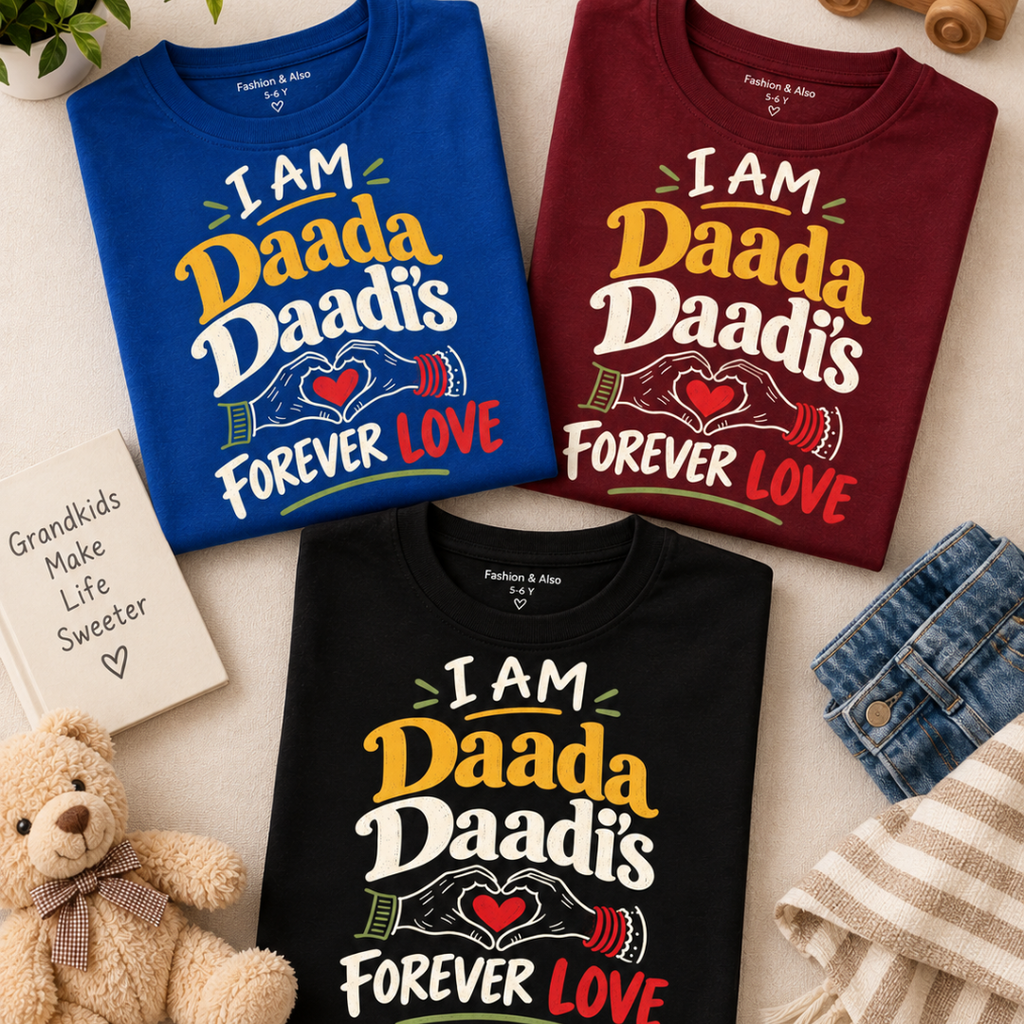 Daada-Daadi Forever Love-Kids T shirt