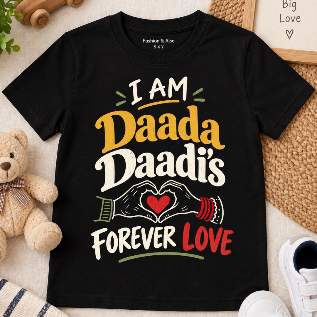 Daada-Daadi Forever Love-Kids T shirt