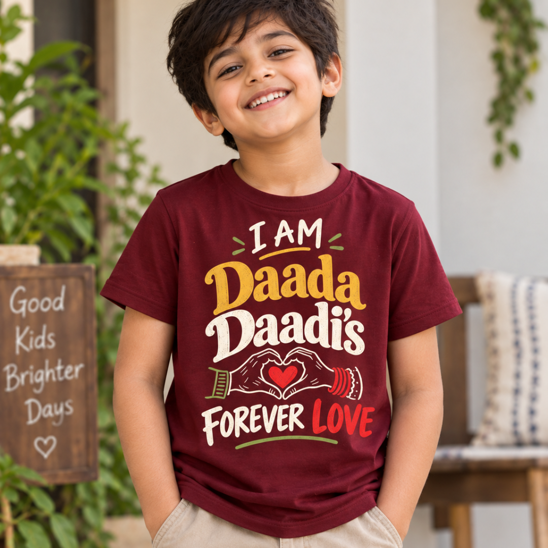 Daada-Daadi Forever Love-Kids T shirt