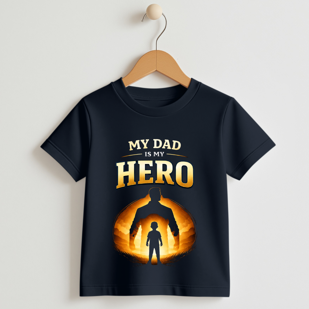 My Dad Is My Hero – Premium Family T-Shirt