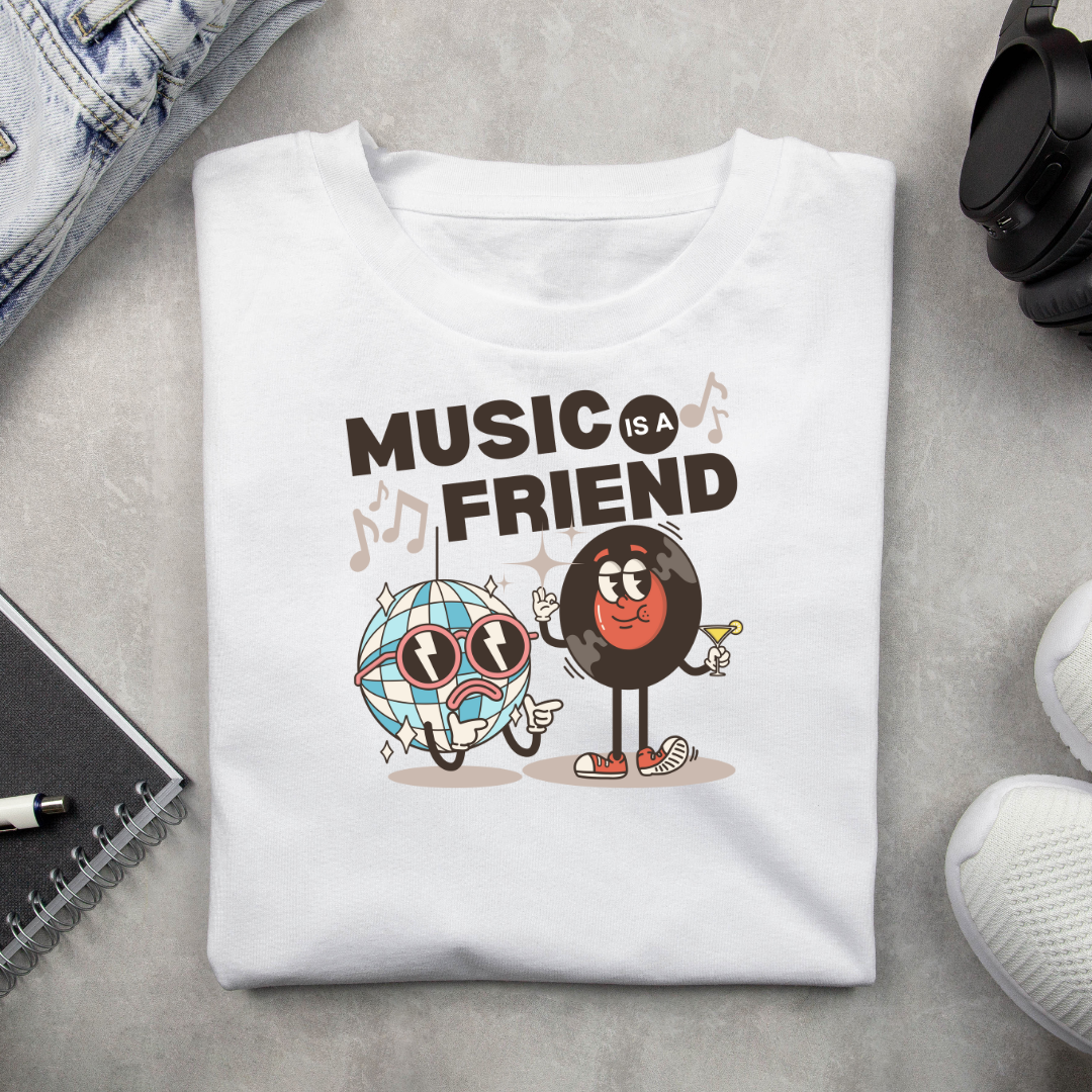 Music is a friend