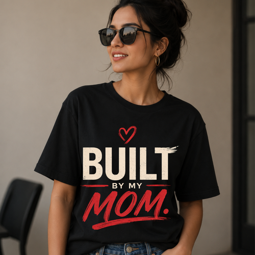 Built by Mom -Regular T shirt