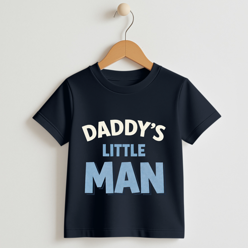 Daddy's Little MAN -Kids T shirt